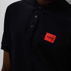 חולצת פולו הוגו בוס HUGO BOSS | גברים | שחור