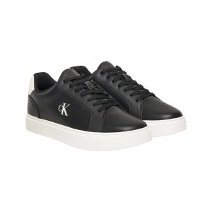 Calvin Klein Jeans | סניקרס דמוי עור שחורות לגברים