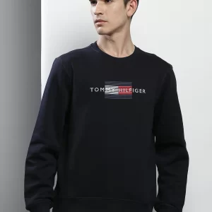 TOMMY HILFIGRER סווטשרט כחול נייבי | גברים