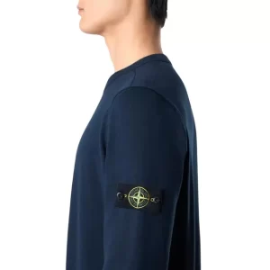 סווטשירט סטון איילנד STONE ISLAND כותנה רכה | כחול כהה | גברים