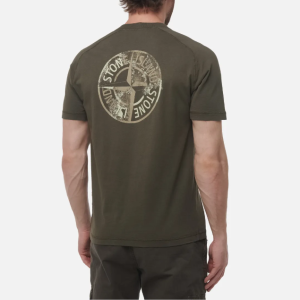 טישירט STONE ISLAND סטון איילנד שרוול קצר | ירוק זית | גברים