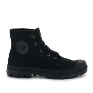 PAMPA נעלי פלדיום גבוהות בצבע שחור לנשים