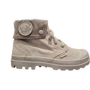 Palladium Zipper Baggy נעלי פלדיום מתקפל ילדים ונוער בצבע אפור בהיר