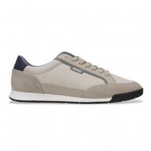 סניקרס הוגו בוס HUGO BOSS עיטורי זמש | גברים | בז'