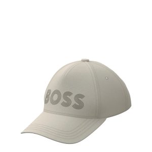 כובע בייסבול הוגו בוס HUGO BOSS לוגו בחזית | אפור