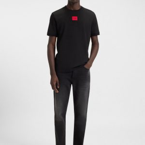 טישרט הוגו בוס HUGO BOSS גזרה רגילה | גברים | שחור