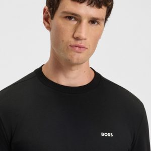 חולצה שרוול ארוך הוגו בוס HUGO BOSS גזרה רגילה | גברים | שחור