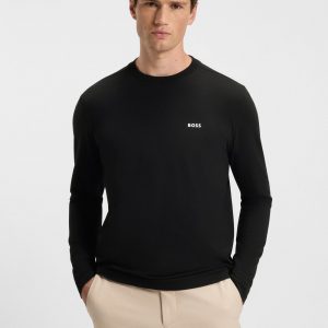 חולצה שרוול ארוך הוגו בוס HUGO BOSS גזרה רגילה | גברים | שחור