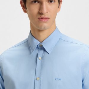 חולצה מכופתרת הוגו בוס HUGO BOSS גזרה רגילה | גברים | כחול