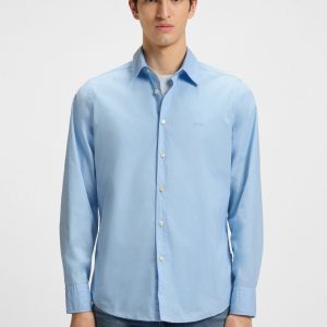 חולצה מכופתרת הוגו בוס HUGO BOSS גזרה רגילה | גברים | כחול