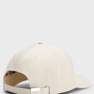 כובע הוגו בוס HUGO BOSS לוגו טניס | קרם