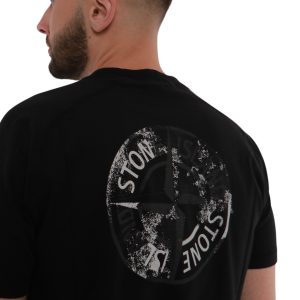 טישירט STONE ISLAND סטון איילנד שרוול קצר | שחור | גברים