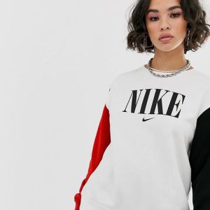 פוטר נייקי נשים NIKE Sweatshirt | לבן