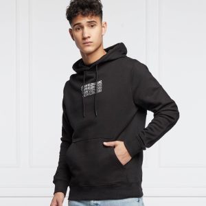 קפוצ'ון קלוין קליין Sweatshirt Man Black Calvin Klein