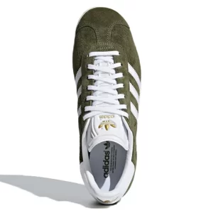 סניקרס אדידס ירוקות ADIDAS GAZELLE | לוגו זהב