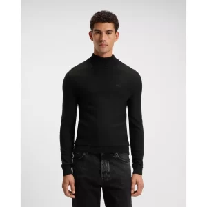 סריג הוגו בוס HUGO BOSS מונוכרומטי | גברים | שחור