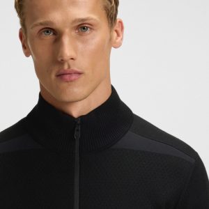 קרדיגן הוגו בוס HUGO BOSS רוכסן | גברים | שחור