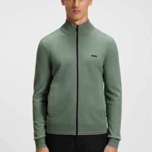 קרדיגן הוגו בוס HUGO BOSS רוכסן | גברים | ירוק