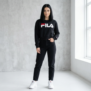 סווטשרט נשים FILA | שחור