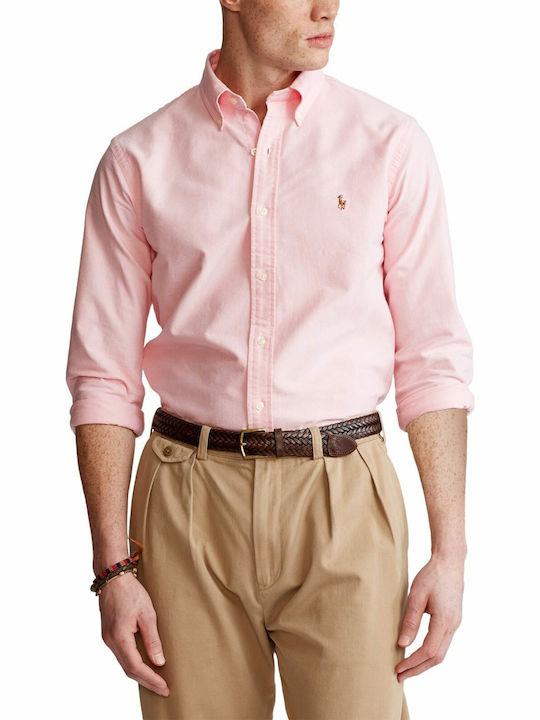 RALPH LAUREN חולצה מכופתרת אוקספורד ראלף לורן | ורוד | גברים