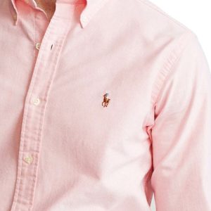 RALPH LAUREN חולצה מכופתרת אוקספורד ראלף לורן | ורוד | גברים