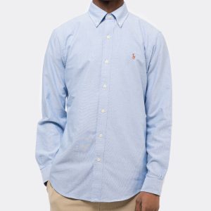 RALPH LAUREN חולצה מכופתרת אוקספורד ראלף לורן | כחול | גברים