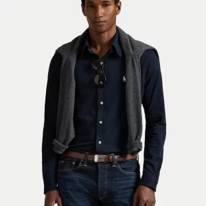 RALPH LAUREN חולצה מכופתרת ראלף לורן | כחול נייבי | גברים