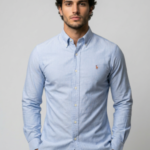 RALPH LAUREN חולצה מכופתרת אוקספורד ראלף לורן | כחול | גברים