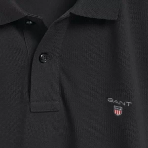 חולצה פולו שרוול ארוך GANT Polo Shirt שחור