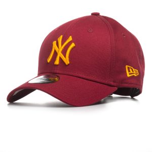 NEW ERA Yankees כובע רקמה מובלטת ינקיז בורדו