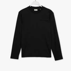 טישרט גאנט שרוול ארוך לוגו מובלט GANT T-shirt שחור