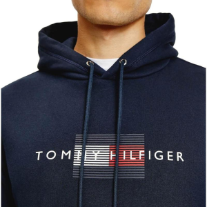 סווטשירט קפוצ'ון טומי בצבע כחול TOMMY Hoodie