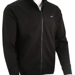 PAUL & SHARK ZIP SWEATSHIRT | סוויטשירט פול אנד שארק עם רוכסן | גברים | שחור