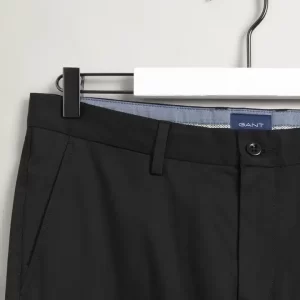 מכנסי צ’ינו גאנט שחור Hallden Slim Fit Tech Prep Chinos