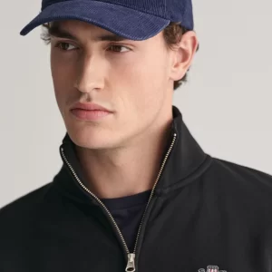 סווטשרט גאנט שחור Mikina GANT Reg Shield Full Zip Sweat