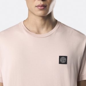 טישירט STONE ISLAND סטון איילנד שרוול קצר | ורוד בהיר | גברים
