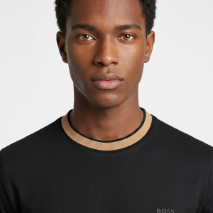 טישירט הוגו בוס HUGO BOSS | גברים | שחור