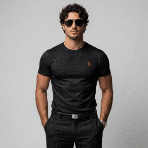 RALPH LAUREN טישרט ראלף לורן | שחור | גברים