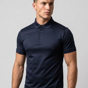 חולצת פולו כחול כהה EMPORIO ARMANI