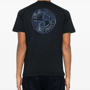 טישירט STONE ISLAND סטון איילנד הדפס בגב | שחור | גברים