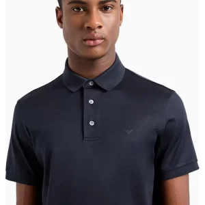 חולצת פולו כחול כהה EMPORIO ARMANI