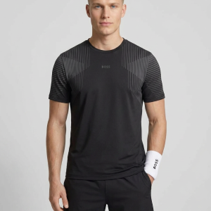 טישרט הוגו בוס HUGO BOSS Quick Dry | גברים | שחור