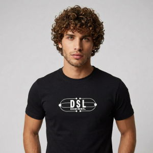 טישרט DIESEL Industry | שחור