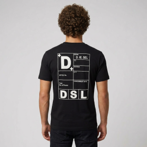 טישרט DIESEL Industry | שחור