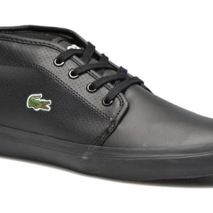 נעלי סניקרס גבוהות לקוסט Lacoste Ampthill REI ילדים ונוער | שחורות